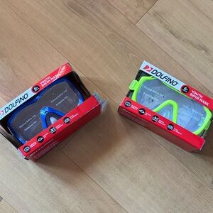 Dolfino Youth Swim Mask - Neon Green and Clear